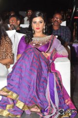 Sreemukhi at Dhanalakshmi Thalupu Thadithe Movie Audio Launch